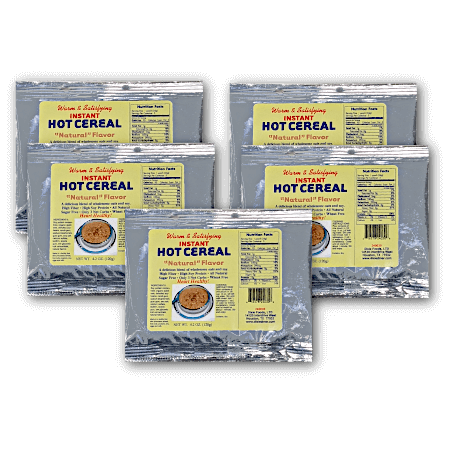 Instant Heart-healthy Hot Cereal Packets - Natural Flavour
